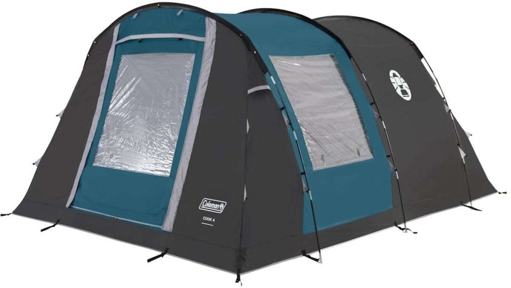 Coleman Cook 4 vierpersoons familie tent met luifel Nieuw