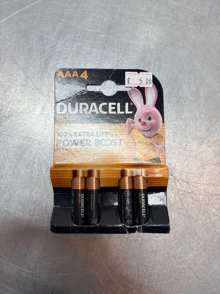Duracell AAA Batterijen 4-Pack | NIEUW, ., Nieuw, Ophalen of Verzenden, .