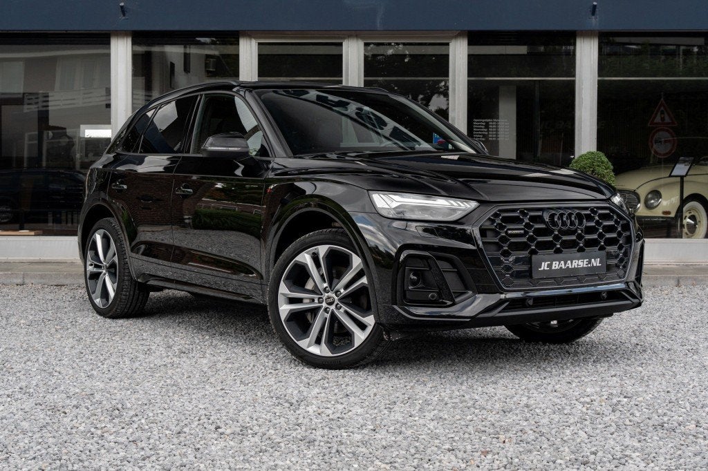 Audi Q5 55 TFSI E S EDITION QUATTRO/PANO/MATRIX/KEYLESS/STOE, Automaat, 14 kWh, Gebruikt, Zwart