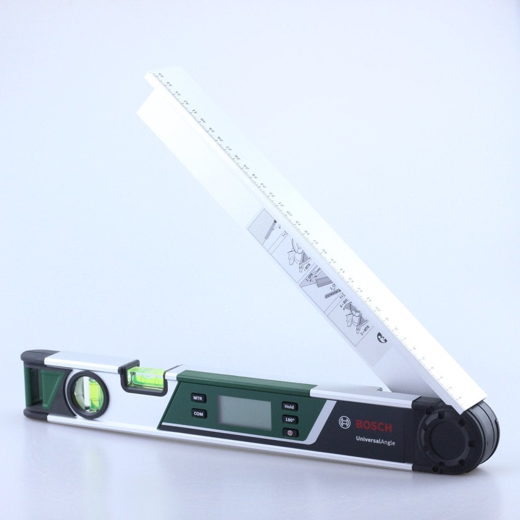 Bosch UniversalAngle Hoekmeter incl Opbergetui Nieuwstaat, Doe-het-zelf en Verbouw, Bosch, Zo goed als nieuw, Support@bosch.com