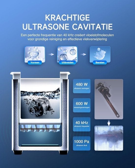 Ultrasone Reiniger – Ultrasoon Bad – Ultrasone Schoonmaker, Corvance B.V., Verzenden, Nieuw, Corvancebol@gmail.com
