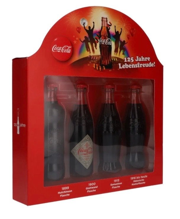 Coca-Cola verzamelset "125 Jahre Lebensfreude!" uit 2011, Ophalen of Verzenden, Zo goed als nieuw, Verpakking