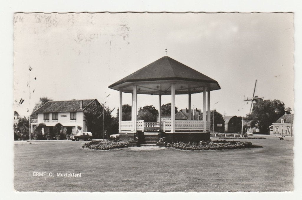 Ermelo - Muziektent, Verzenden, 1960 tot 1980, Gelopen, Gelderland