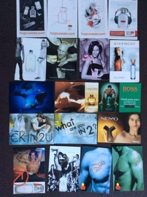 Parfumkaarten 18x nieuw niet gebruikt Ned.& Buitenlands(2), Ophalen, 1980 tot heden, Ongelopen, Overige thema's