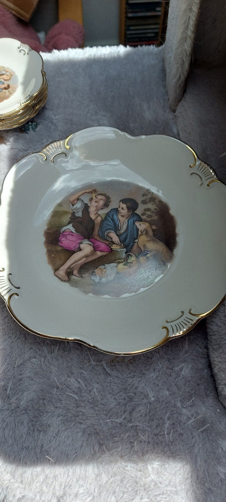 Antieke Johann Seltmann Bavaria Fancy porseleinen bordjes, Antiek en Kunst, Antiek | Porselein, Ophalen