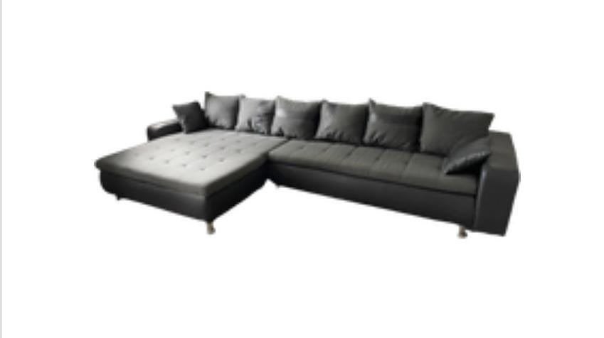 Mooie, chique donker grijze bank, Ophalen, Gebruikt, 150 tot 200 cm, Hoekbank