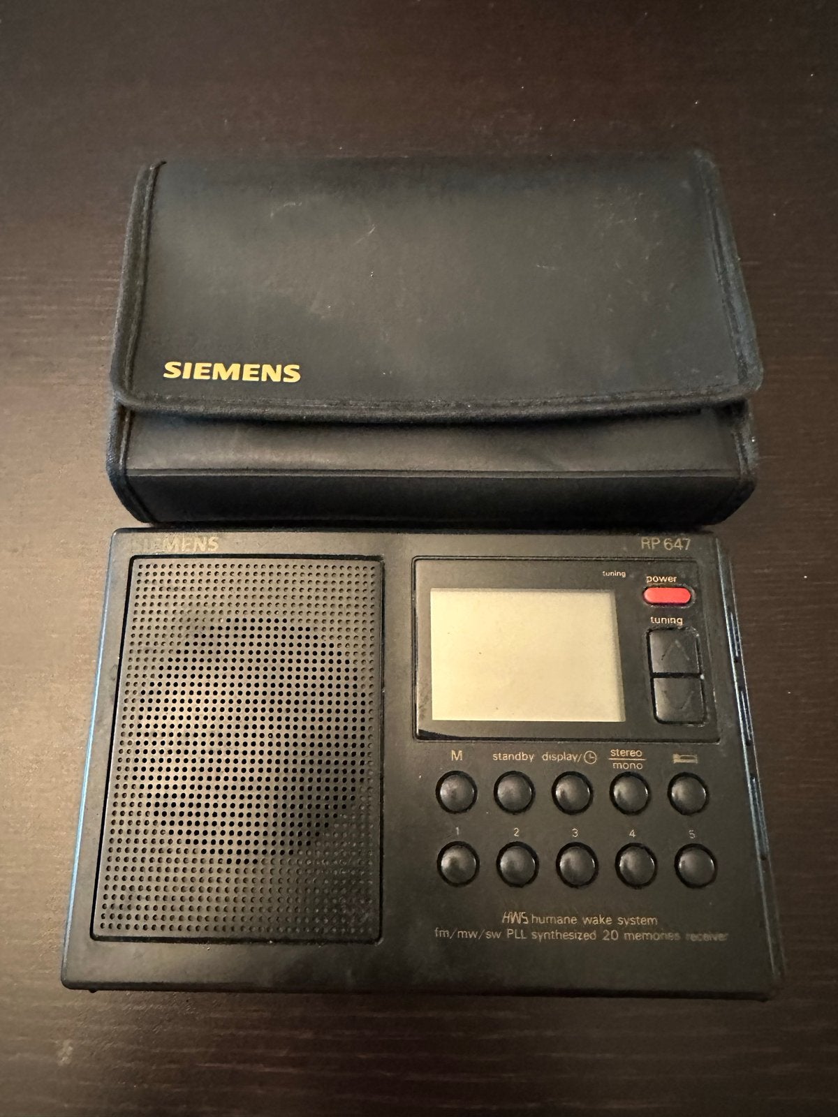 Siemens RP 647 Wereldontvanger met hoesje, Audio, Tv en Foto, Ophalen of Verzenden, Gebruikt, Wereldontvanger