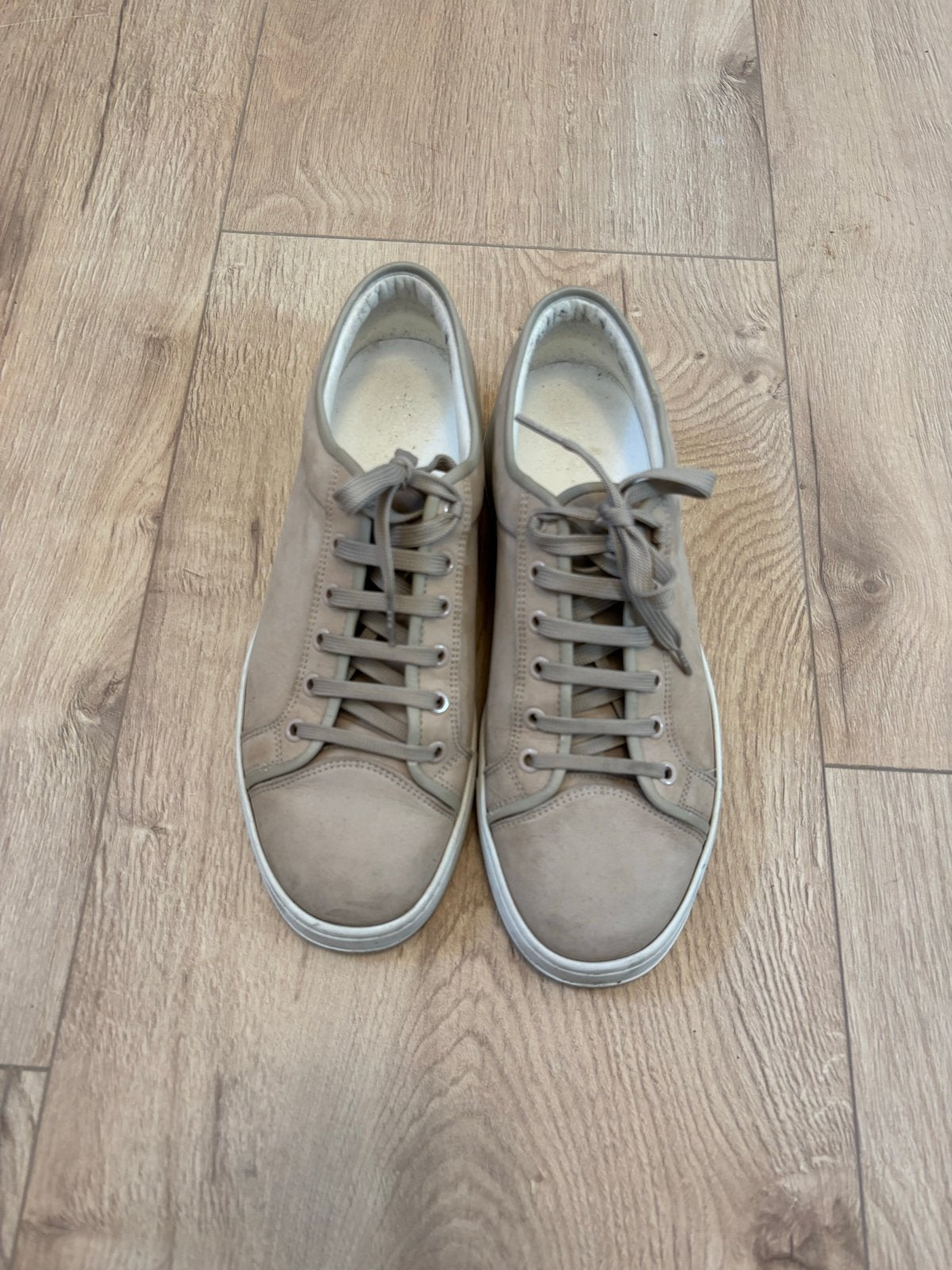 ETQ beige sneakers - Maat 43, Ophalen of Verzenden, Gedragen, Overige kleuren, Sneakers of Gympen