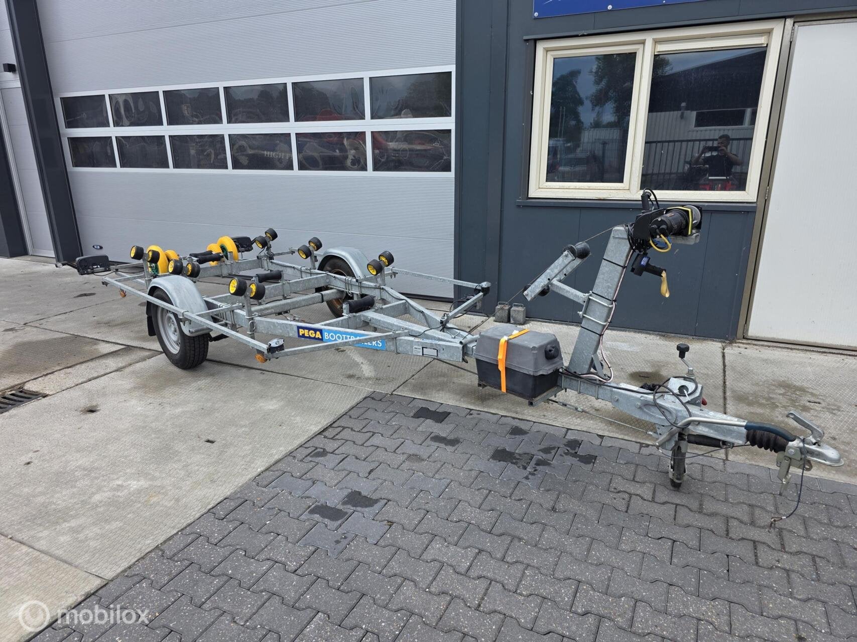 Pega SH1350 bj 2015 Elektrische lier 6.5 mtr, Gebruikt, Overige typen, Geremd