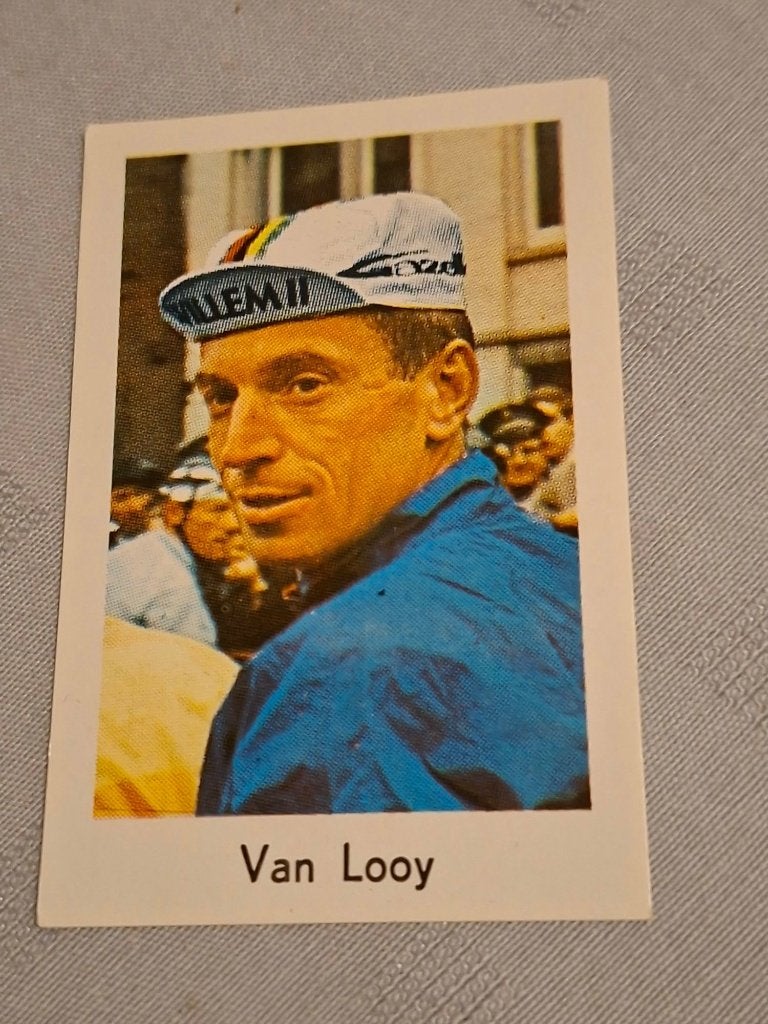 Rik Van Looy wielrennerskaartje, Verzenden, Zo goed als nieuw, Overige sporten, Poster, Plaatje of Sticker