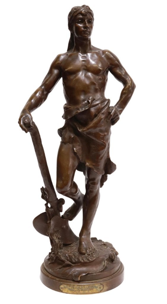 Bronzen beeld, Ophalen, 50 - 100 cm, Brons, Beeld