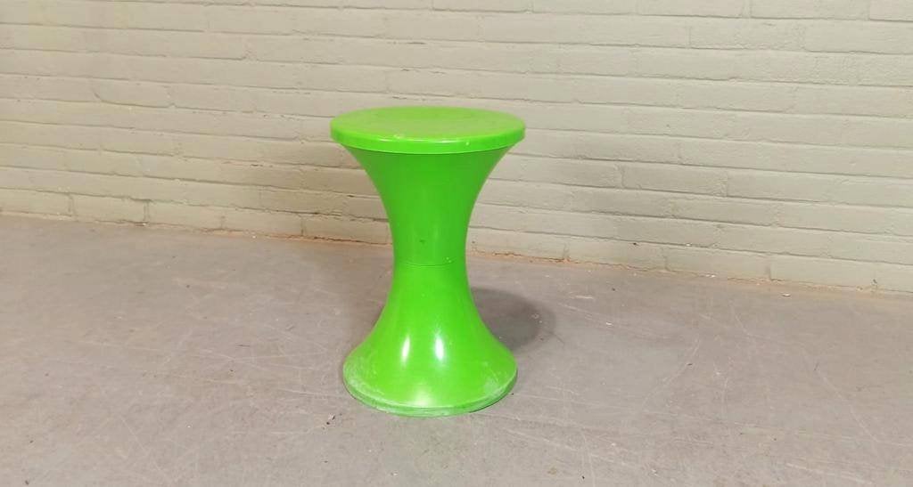 Vintage TamTam kruk, Stamp, groen, Tweedehands, Ophalen of Verzenden, Kunststof, Tweedehands