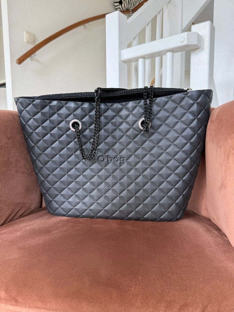 Tas O Bag, Sieraden, Tassen en Uiterlijk, Tassen | Damestassen, Verzenden, Zo goed als nieuw, Zwart, Handtas