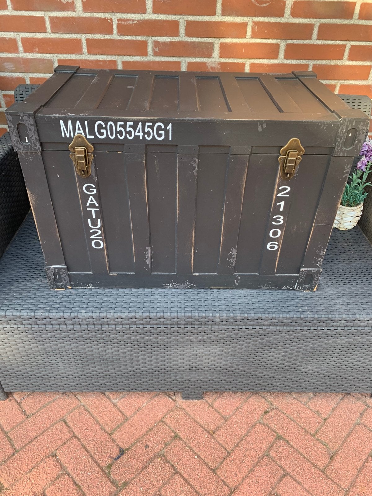 Kist(hout)met deksel, Ophalen, Gebruikt