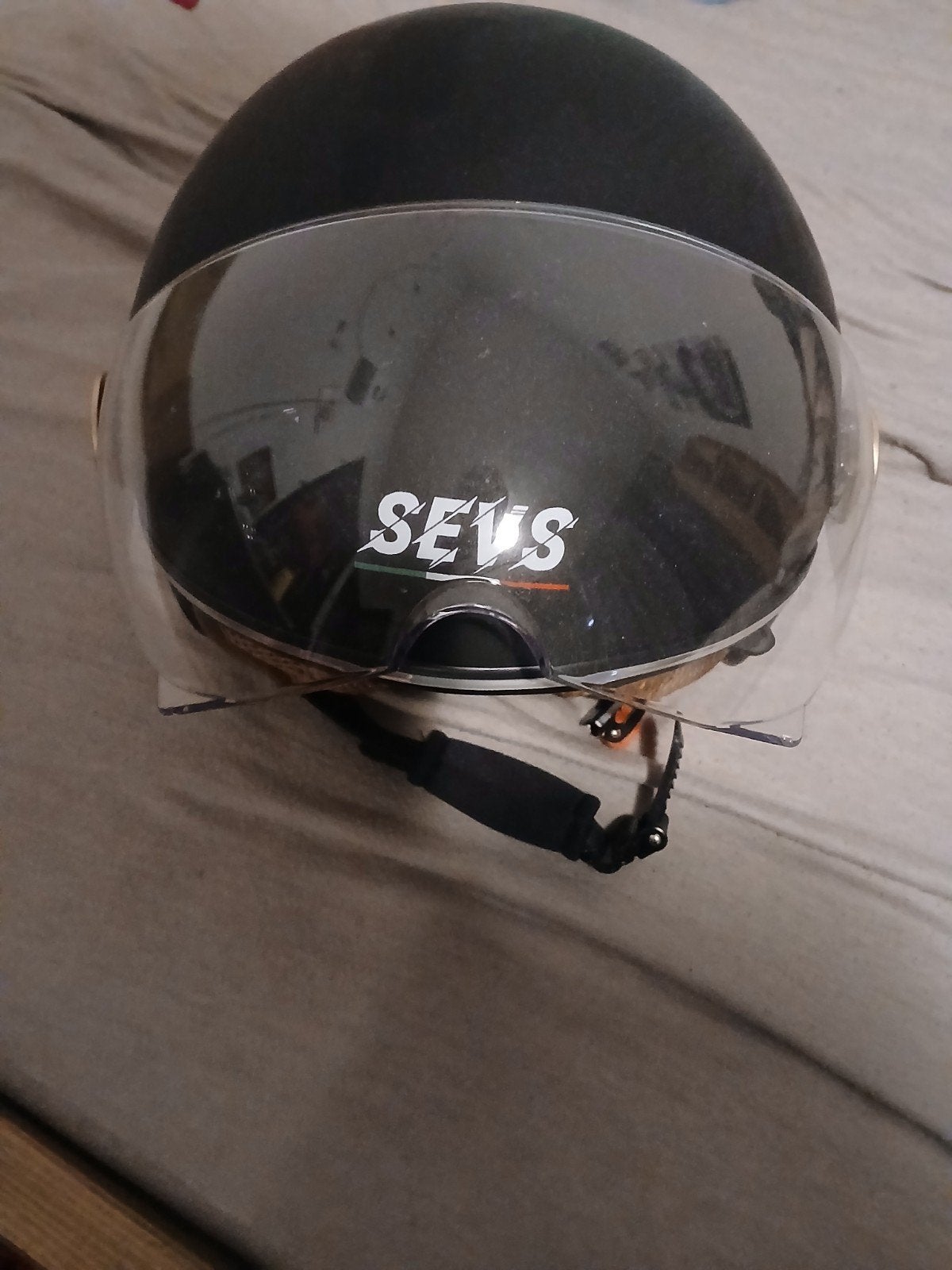 SEVS JR-706 DOT Motorhelm - Maat L, Fietsen en Brommers, Brommerhelmen, Ophalen of Verzenden, Nieuw, Large, SEVS