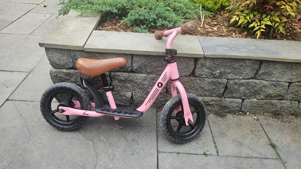 Bandits & Angels roze loopfiets, Ophalen, Zo goed als nieuw, Loopfiets