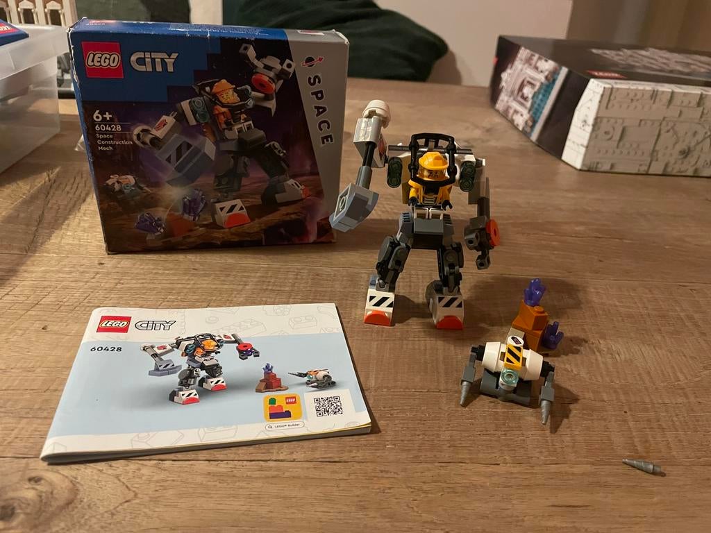 Lego city 60428 space construction mech, Ophalen of Verzenden, Zo goed als nieuw
