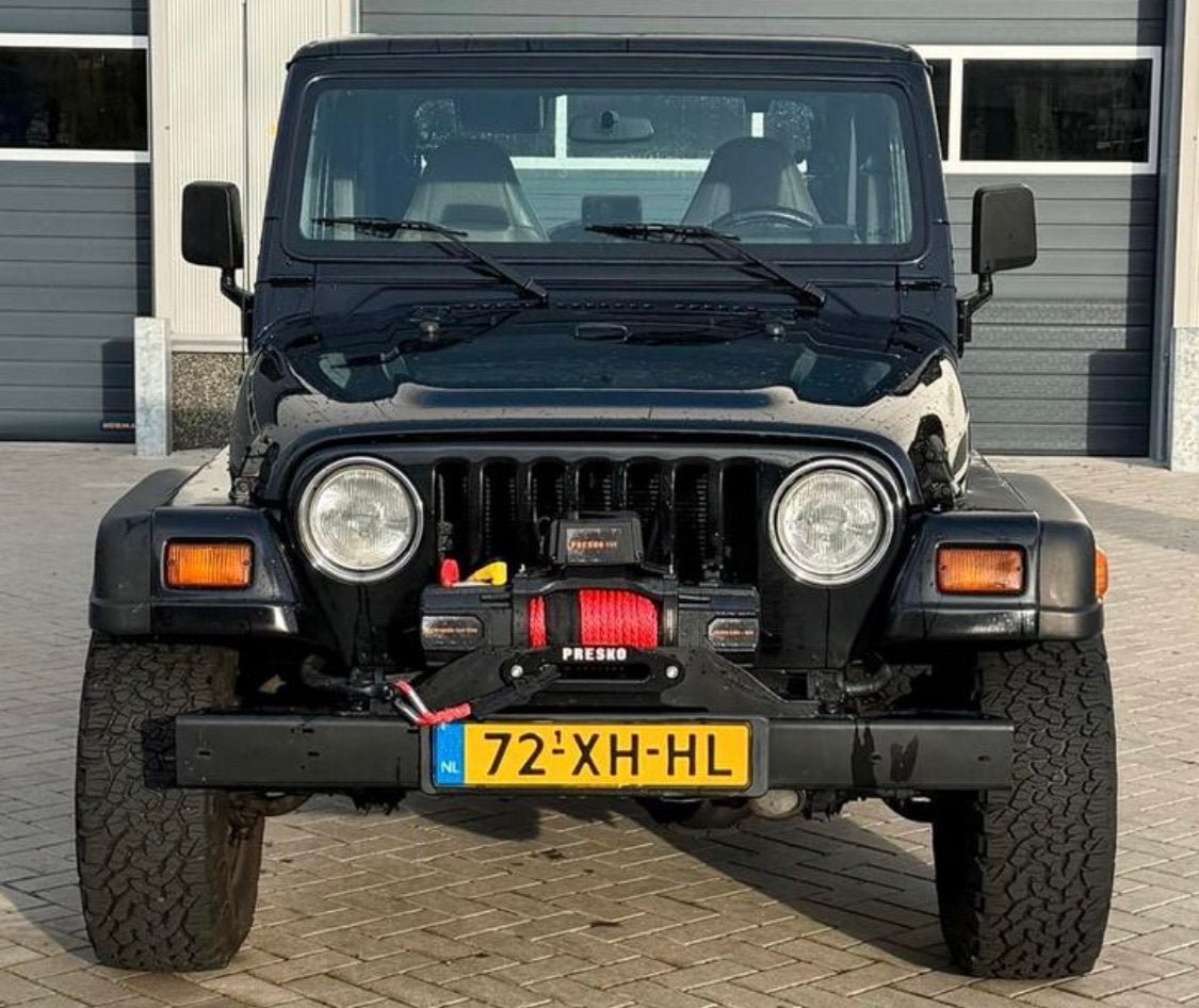 ‼️JEEP WRANGLER TJ CABRIO 4WD‼️ ZWART HARD/SOFTTOP BJ1997, 2500 cc, 1800 kg, 4 cilinders, 4x4