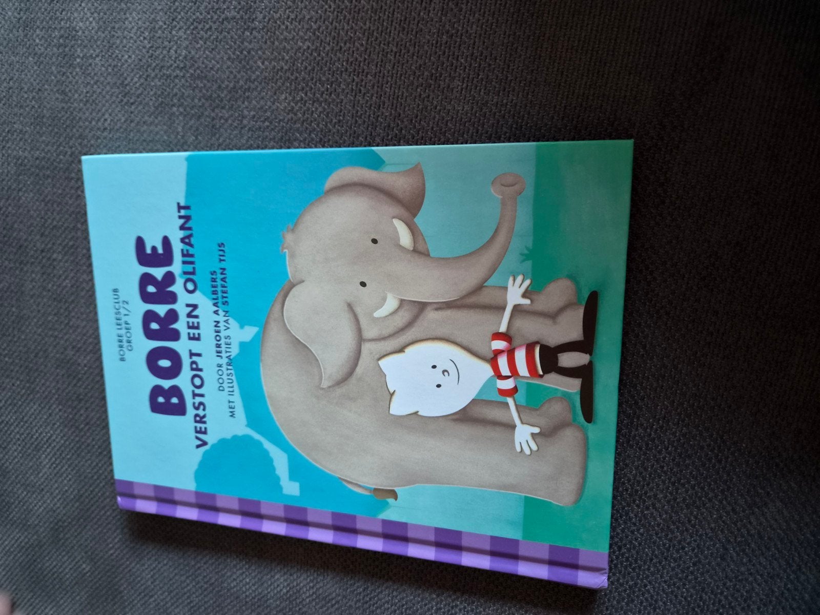 Borre verstopt een olifant - Jeroen Aalbers, Ophalen of Verzenden, Zo goed als nieuw