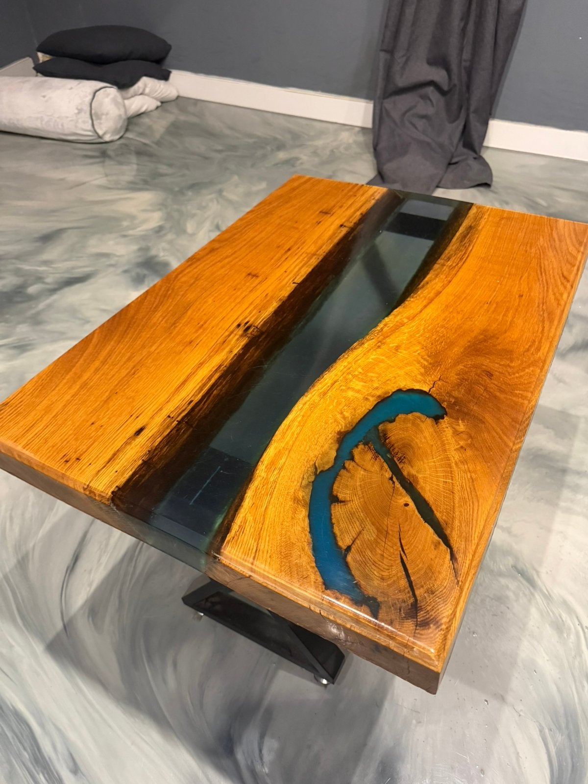 Epoxy tafel 80cm lang 40cm breed, Ophalen, 50 tot 100 cm, Rechthoekig, Nieuw
