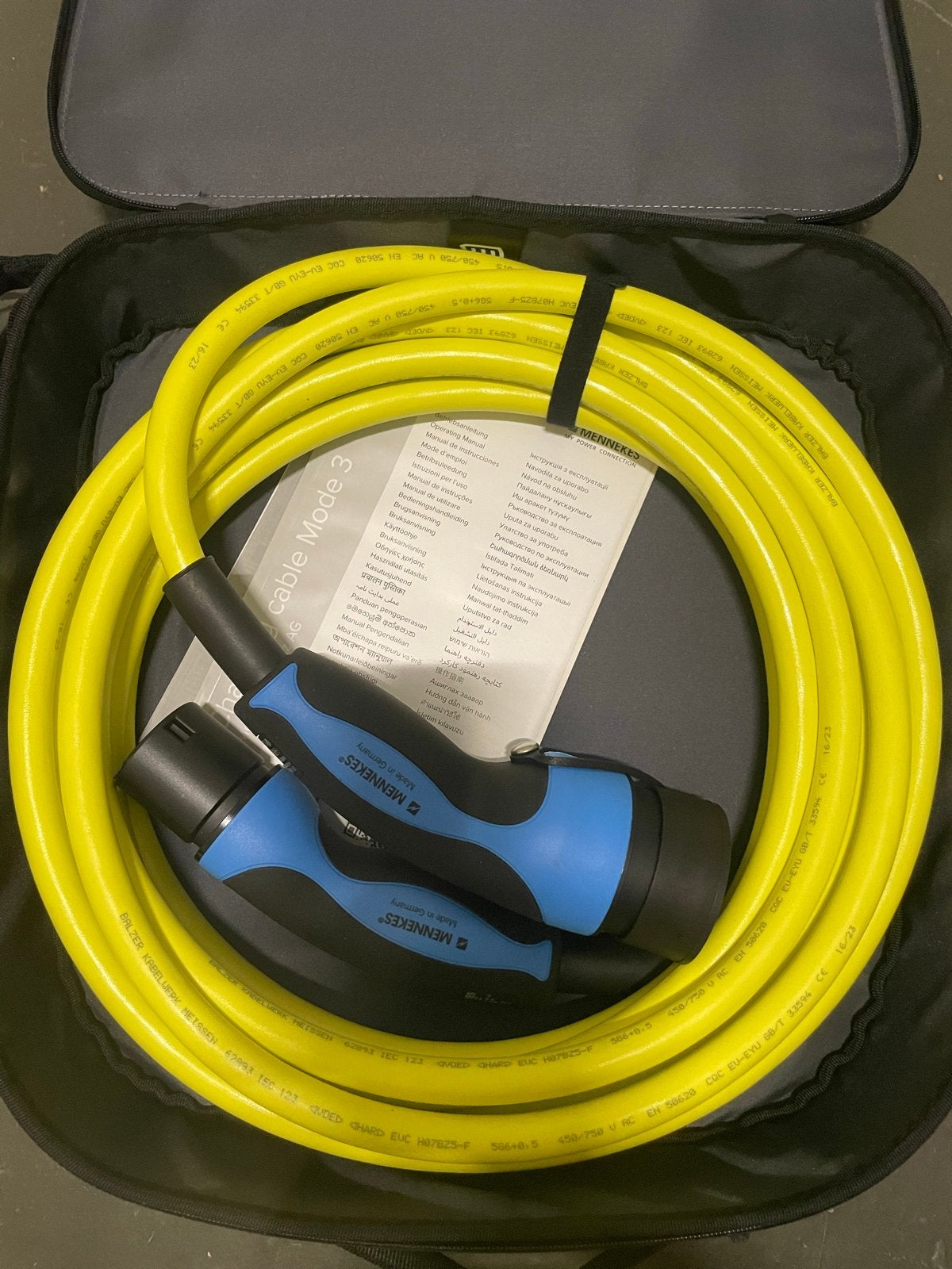 Laadkabel Type 2 ECE 3-fase 22kW 8 meter, Auto diversen, Laadpalen, Verzenden, Nieuw, Laadkabel
