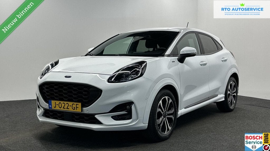 Ford Puma 1.0 EcoBoost Hybrid ST-Line CAMERA LM EC NAVI CARP, Auto's, Voorwielaandrijving, Stof, Met garantie (alle), Automatische klimaatregeling