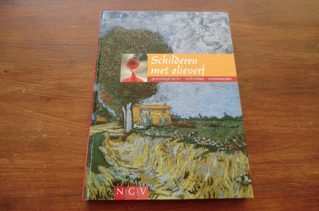 schilderboek - Schilderen met olieverf / grondbeginselen, Boeken, Ophalen of Verzenden, Zo goed als nieuw, Tekenen en Schilderen