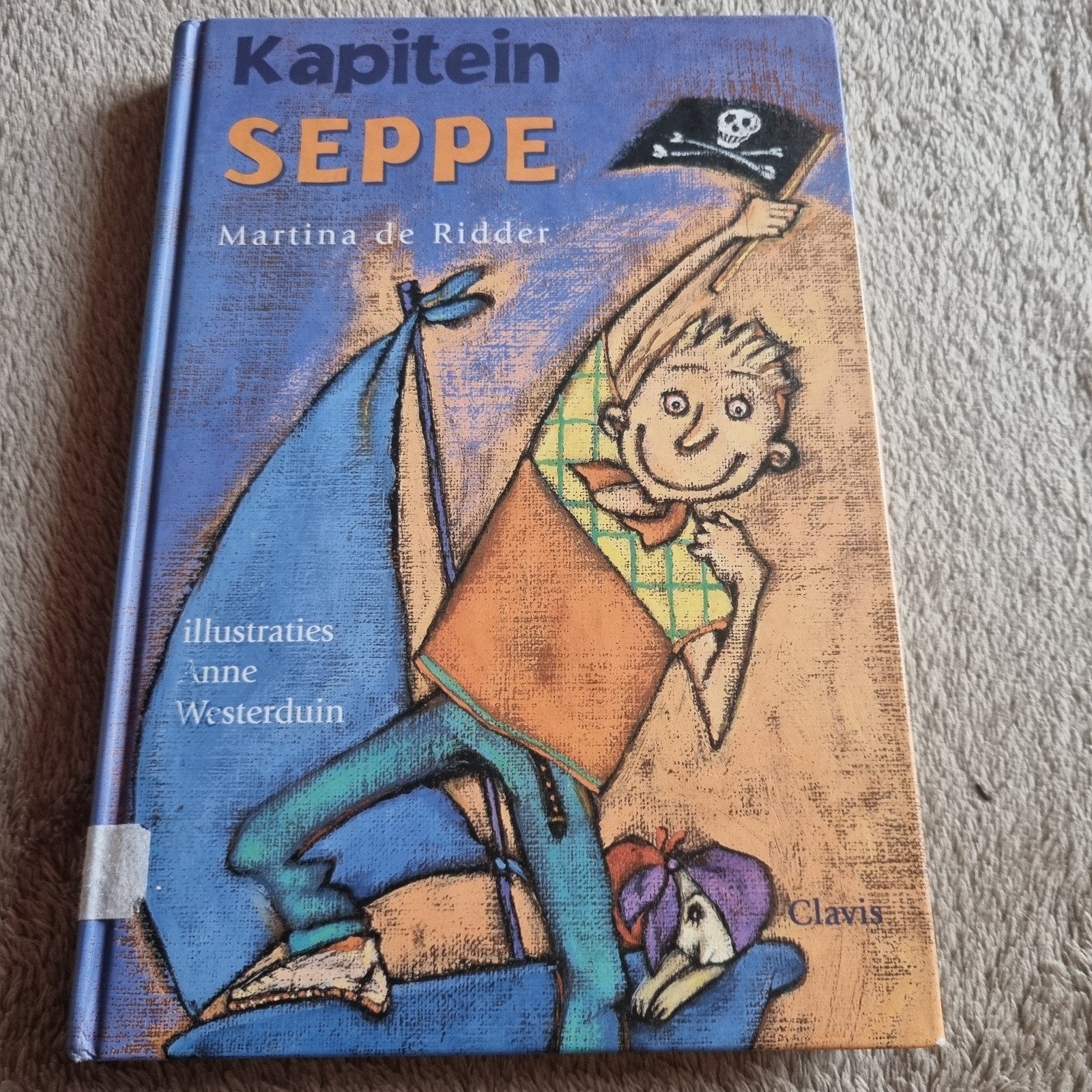 Kapitein Seppe - Martina de Ridder - Kinderboek, Ophalen of Verzenden, Gelezen, Martina de Ridder, Fictie algemeen