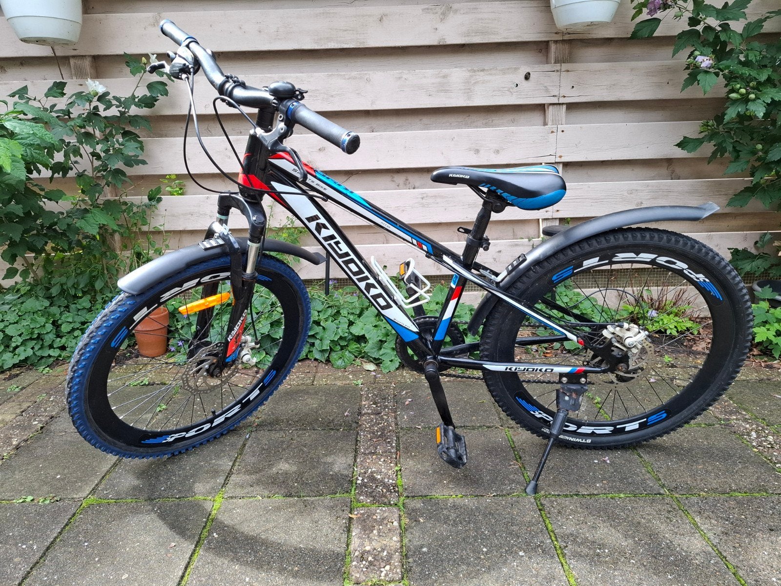 Stoere jongensfiets 24 inch Kiyoko, Ophalen, Gebruikt, Staal, 24 inch of meer