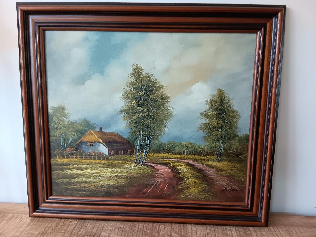 Prachtig schilderij van J de Kok, Antiek en Kunst, Kunst | Schilderijen | Klassiek, Ophalen
