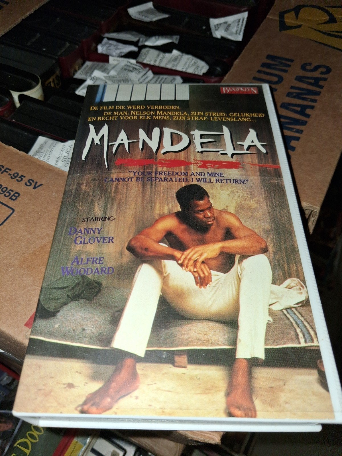 Vhs  - Mandela, Alle leeftijden, Ophalen of Verzenden, Zo goed als nieuw
