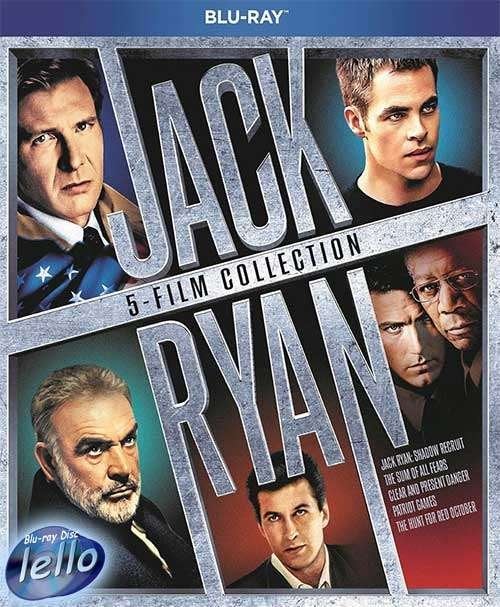 Blu-ray: Jack Ryan 5-Film Collection (1990-2014) US niet NLO, Ophalen of Verzenden, Nieuw in verpakking, Thrillers en Misdaad
