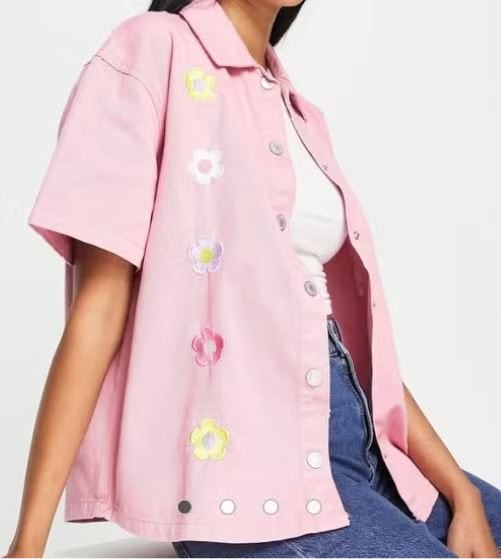 Roze Neon Rose blouse jasje mt. XL, Neon Rose, Maat 46/48 (XL) of groter, Ophalen of Verzenden, Zo goed als nieuw