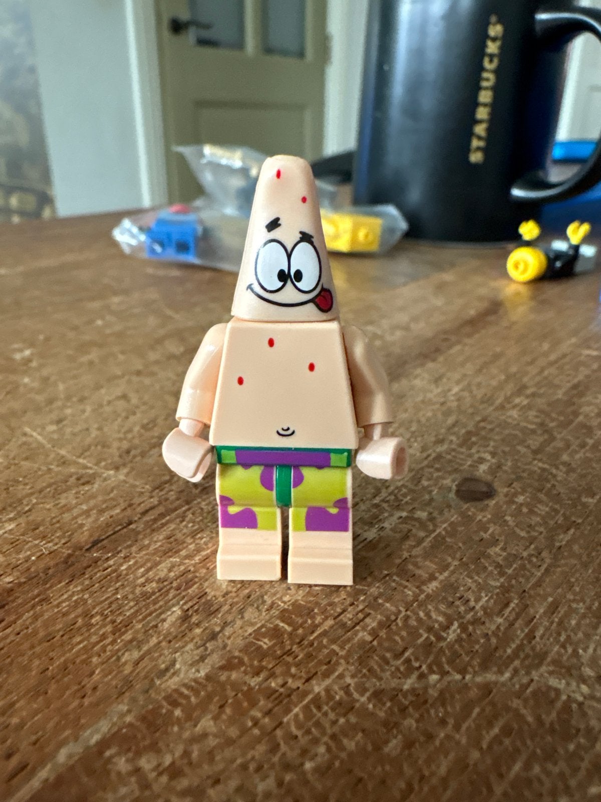 Lego Patrick Ster minifiguur - Spongebob, Ophalen of Verzenden, Gebruikt, Overige merken