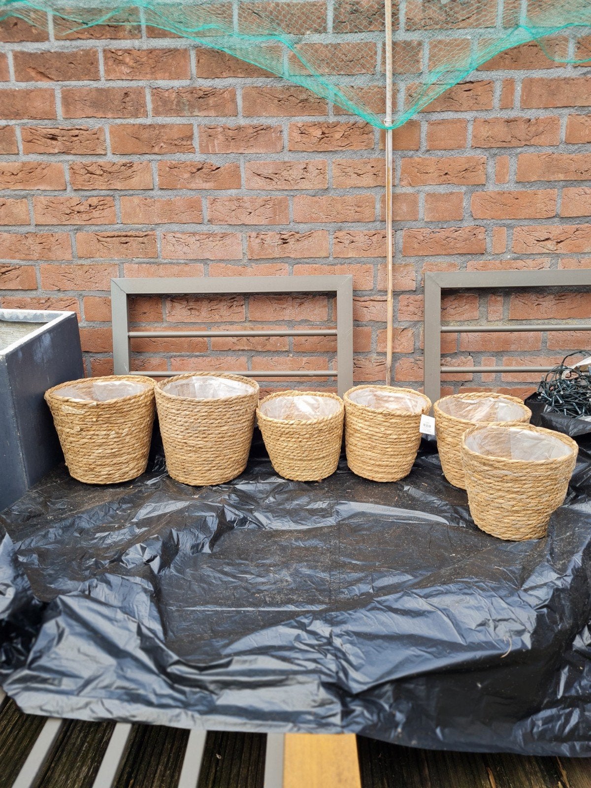 zeegras manden nieuw, Ophalen, Overige materialen, Gevlochten, Mand