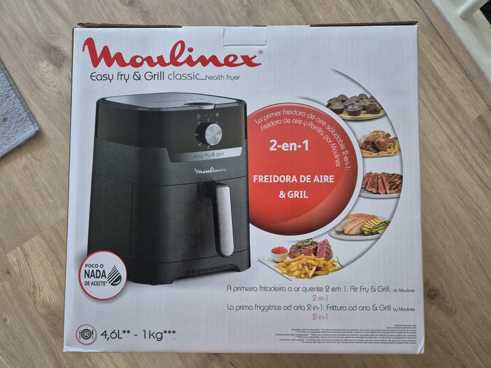Moulinex Easy Fry & Grill (nieuw), 4 liter of meer, Ophalen, Nieuw