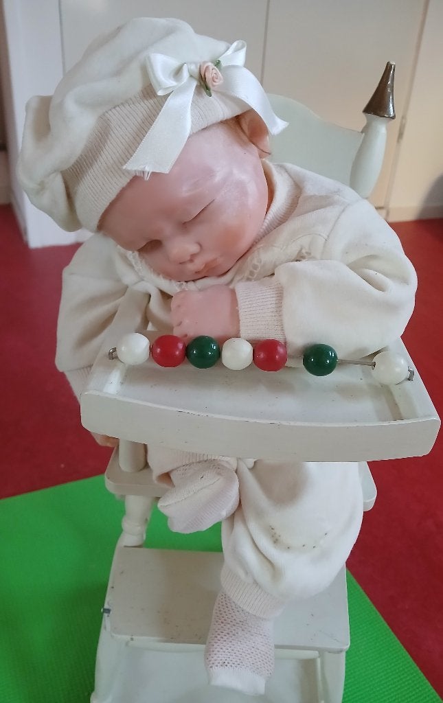 Levensechte reborn pop baby 45 cm, Ophalen of Verzenden, Gebruikt, Pop, Levensecht of Reborn