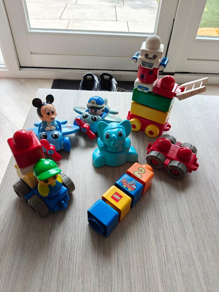 Diverse Duplo en speelgoed set, Ophalen of Verzenden, Gebruikt, Overige typen, Met wieltjes