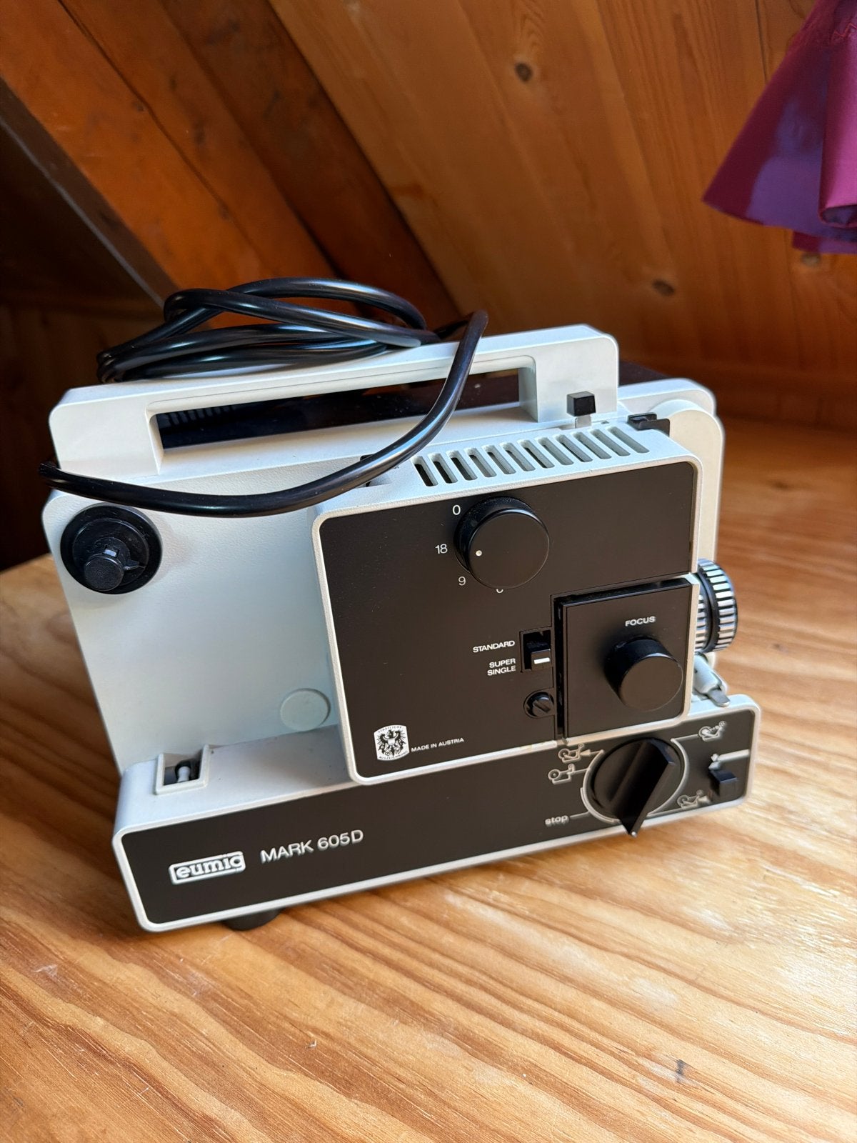 Eumig Mark 605D Filmprojector - Vintage Super 8, Ophalen, Gebruikt