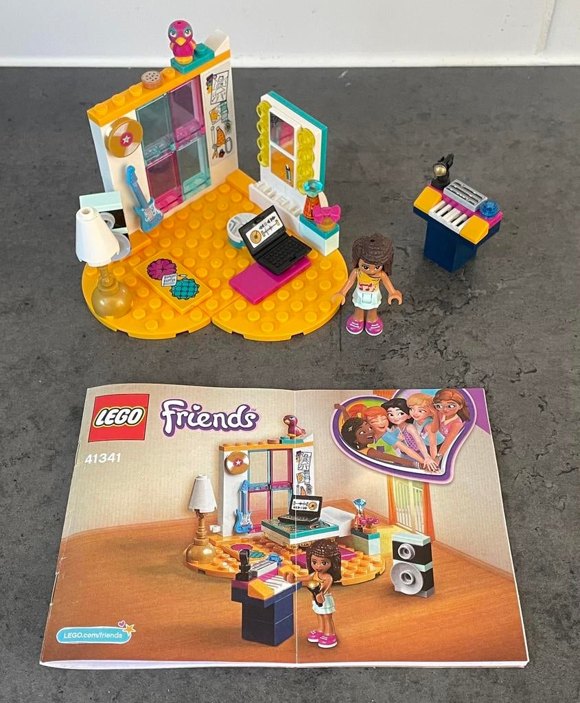 Lego Friends 41341 Andrea’s slaapkamer, Ophalen of Verzenden, Zo goed als nieuw