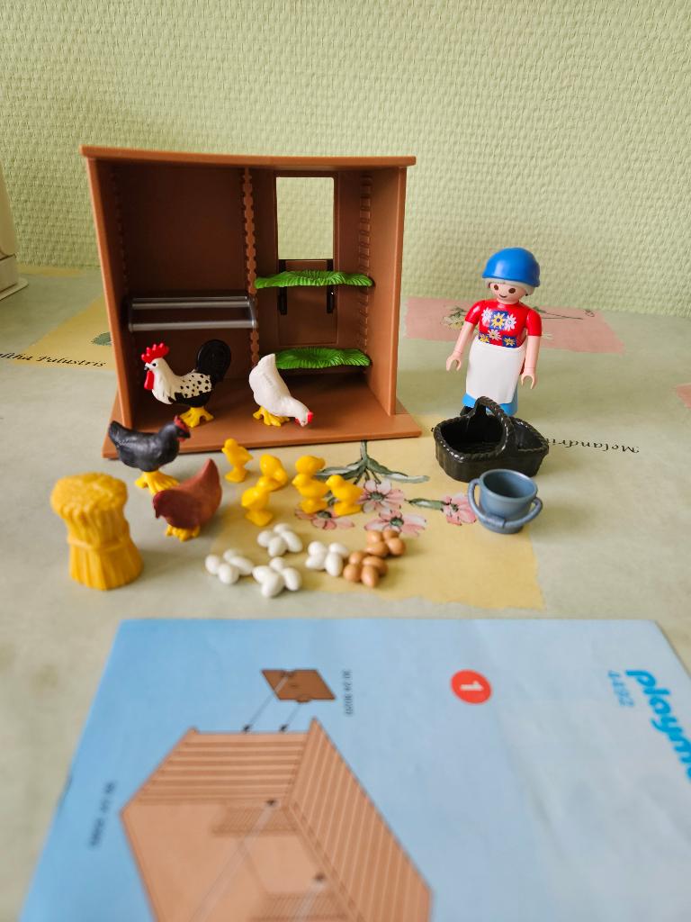 Playmobil 4492  Kippenhok  compleet, Ophalen of Verzenden, Zo goed als nieuw, Complete set