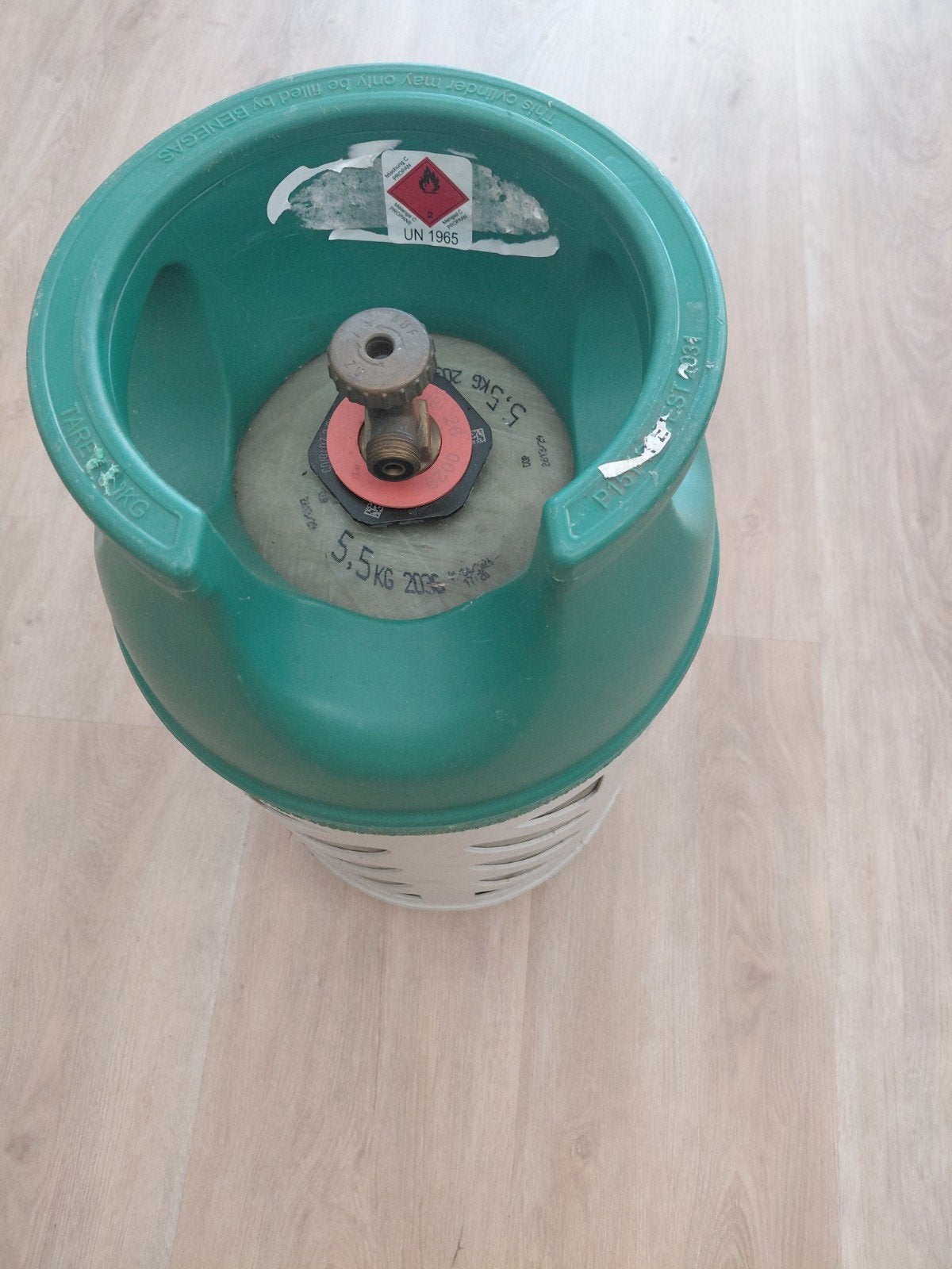 Benegas gasfles 5.5KG, Caravans en Kamperen, Ophalen