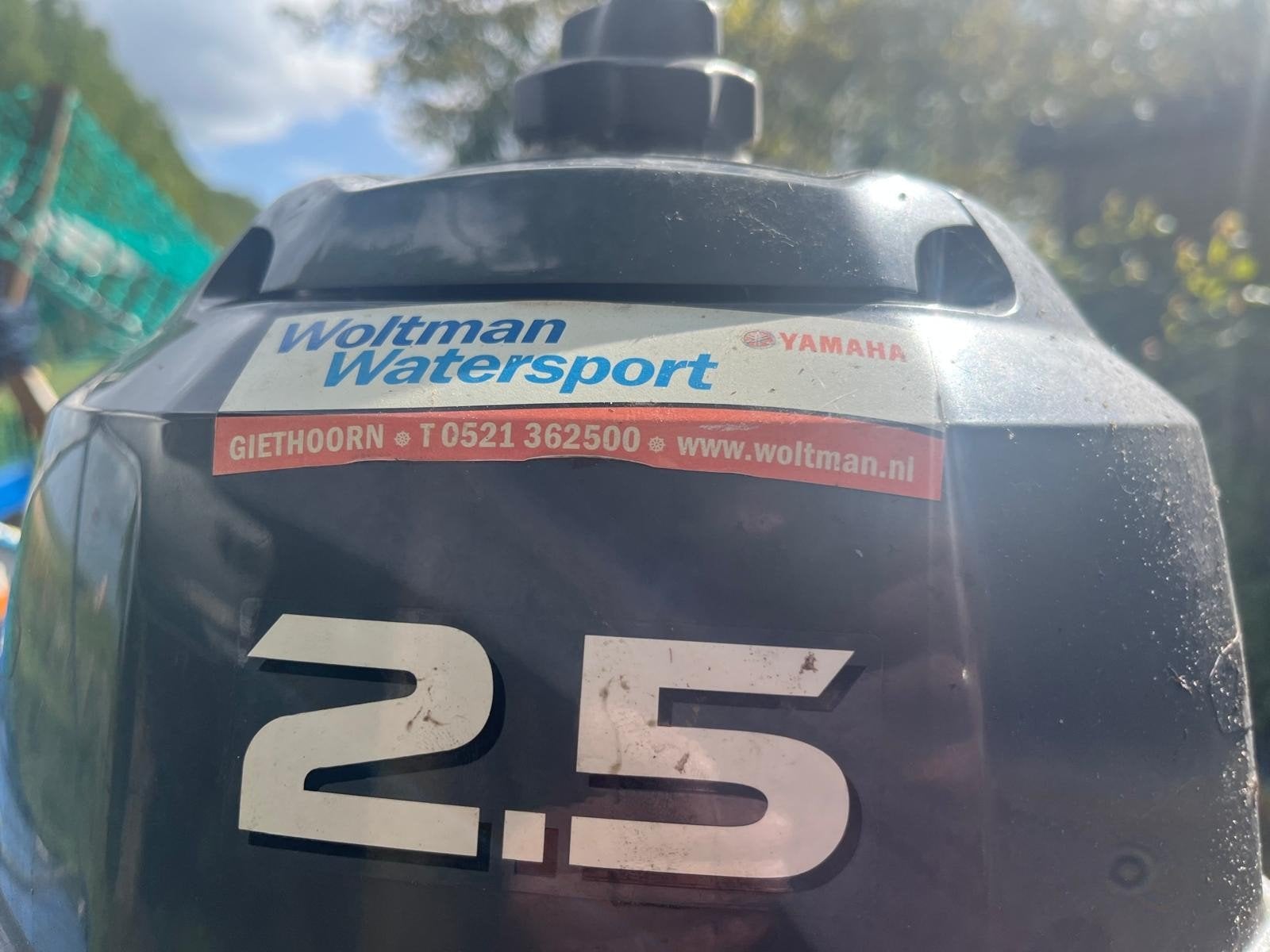 Zeilboot met buitenboordmotor - Klaar voor het water!, Ophalen of Verzenden, Gebruikt