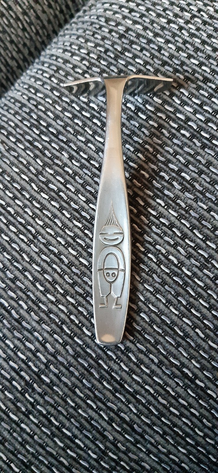 Oud kinder schuivertje, bestek, Antiek en Kunst, Verzenden