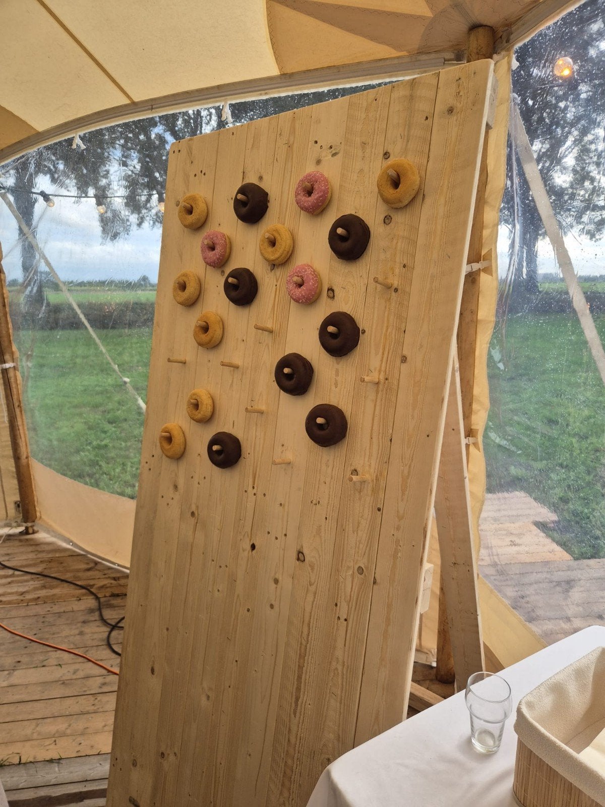 Donut Wall Bruiloft, Ophalen of Verzenden, Gebruikt