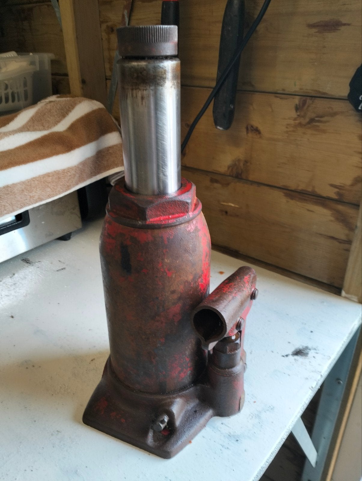 2 ton potkrik zonder hendel, Ophalen, Gebruikt, Hydraulisch, Potkrik