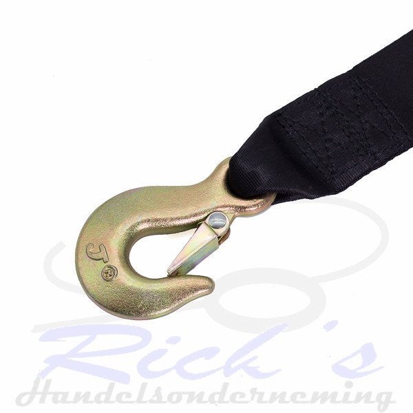 Lierband band voor handlier, bootlier, lengte 9 meter zwart, NB, Nieuw, Ophalen of Verzenden, NB