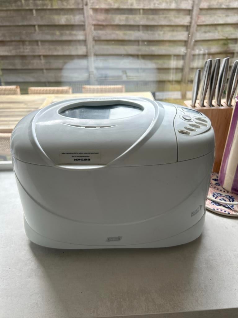 Quigg Broodbakmachine BB 1350.05, Witgoed en Apparatuur, Broodbakmachines, Gebruikt, 800 tot 1200 gram deeg, Kijkvenster, Ophalen