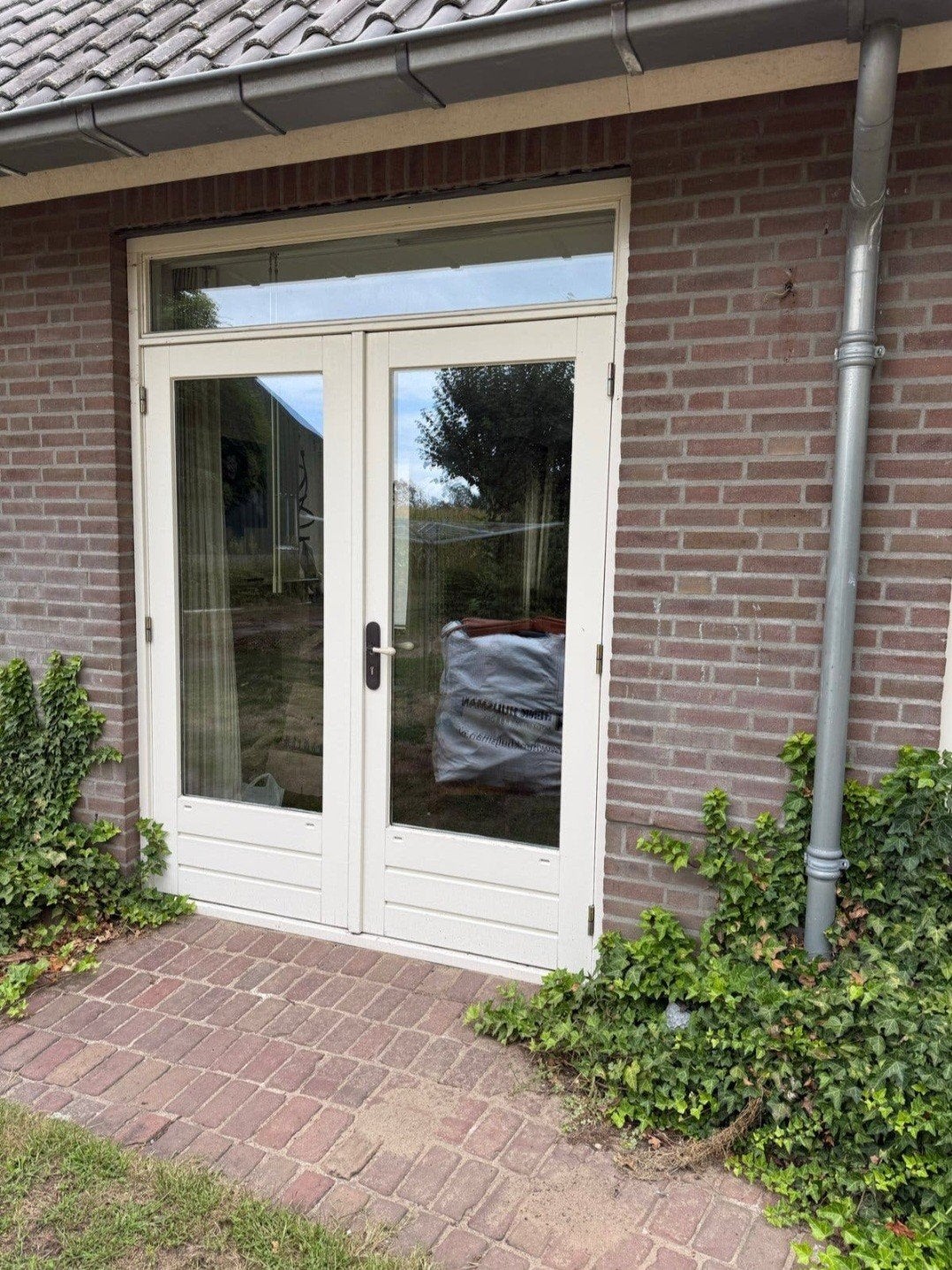 hardhouten kozijn hardhouten tuindeuren dubbel glas driepunt, Ophalen of Verzenden