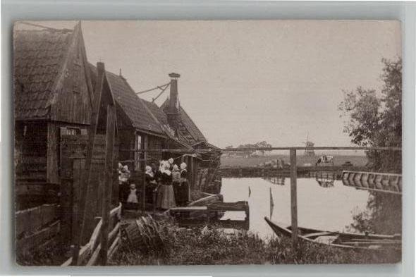 Volendam zeer oude FOTOKAART vóór 1920, Verzamelen, Ansichtkaarten | Nederland, Ophalen of Verzenden, Voor 1920, Ongelopen, Noord-Holland